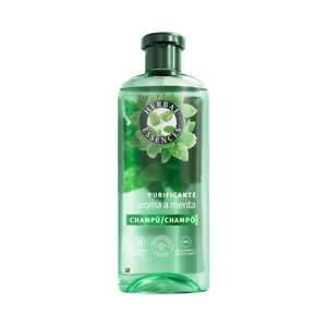 HERBAL ESSENCES Champú purificante con aroma a menta, para todo tipo de cabellos 350 ml.