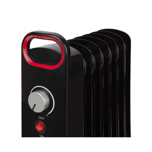 Radiador de aceite ORBEGOZO RO 1030, 1000W, 7 elementos, termostato.