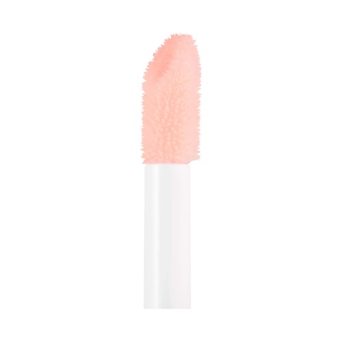 ESSENCE Multireflectivo pearly potion Brillo de labios tono melocotón dorado.
