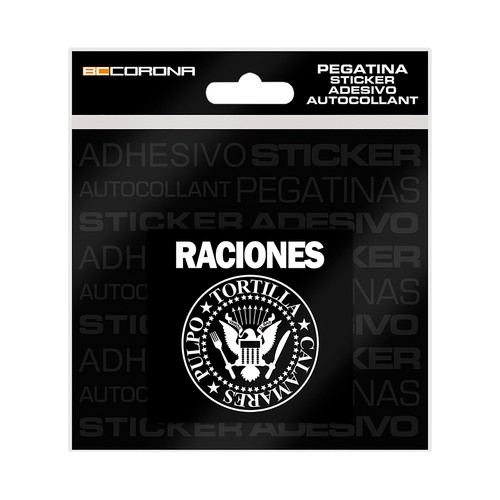 Pegatina raciones BCCORONA.