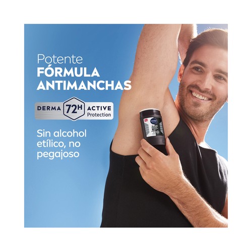 Nivea men black & white invisible original Desodorante en stick para hombre, antitranspirante hasta 72 horas.