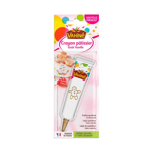VAHINÉ Lápiz pastelero blanco con sabor a vainilla VAHINE DECO 25 g.