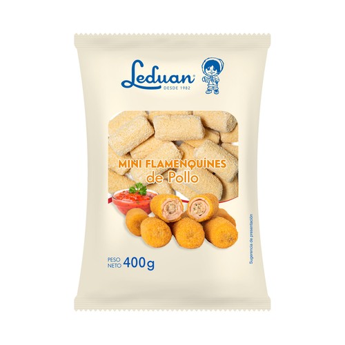LEDUAN Mini flamenquines de pollo 400 g.