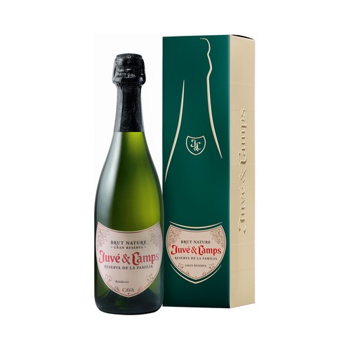 JUVE&CAMPS Reserva de la familia Espumoso corpinnat brut nature botella 75 cl.