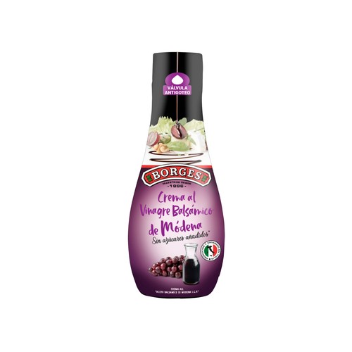 BORGES Crema de vinagre balsámico de Módena 250 g.