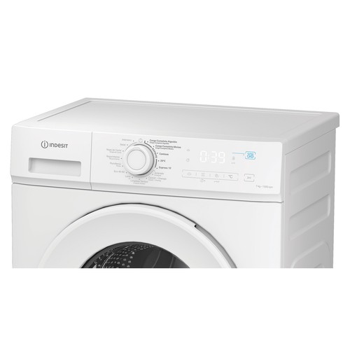 Lavadora INDESIT Ima 752 My Time SPT 7KG, Clasificación energética: B, 1200RPM, H: 85cm, A: 60cm, F: 51cm. Motor inverter