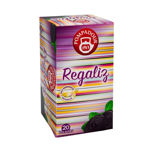 Infusión de regaliz y menta POMPADOUR 20 sobres