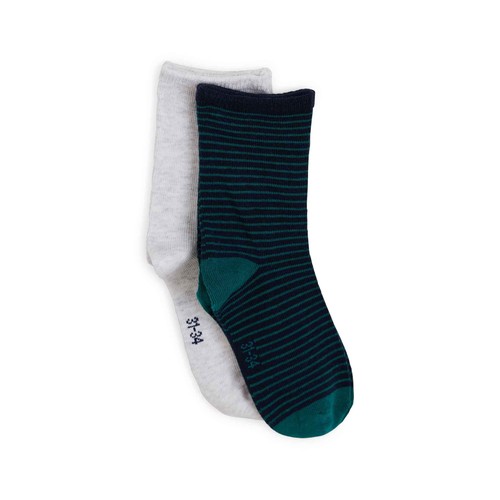 Lote de 2 pares de calcetines para niño IN EXTENSO, talla 27/30.