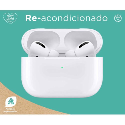 APPLE AirPods Pro (REACONDICIONADO), control táctil, 2 micrófonos.