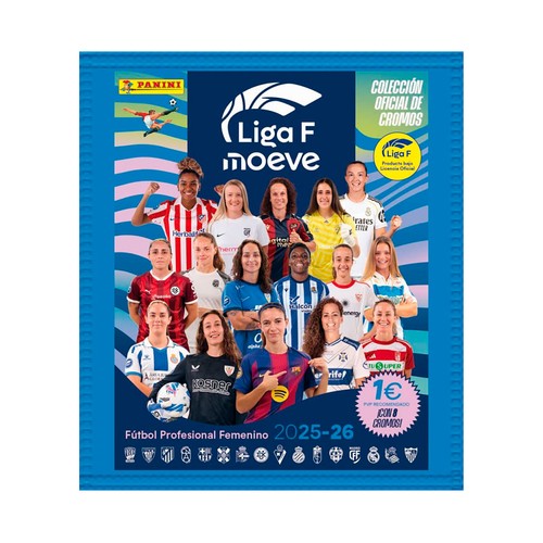 Sobres Liga Femenina 2025-2027. PANINI