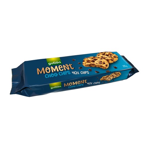 GULLÓN Moment Cookies chocolate negro y chocolate con leche 225 g.