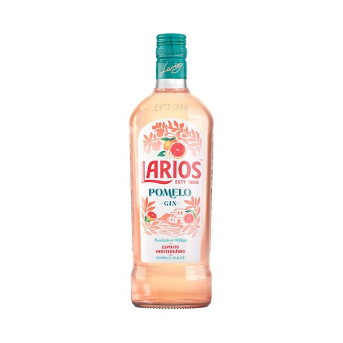 LARIOS Ginebra con un toque de pomelo rosa dulce botella 70 cl.