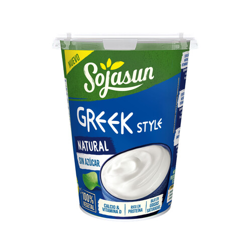 SOJASUN Especialidad de soja natural estilo griego 100% vegetal 400 gr.