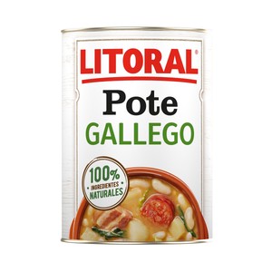 Imagen de LITORAL Pote Gallego con embutido selecto lata de 430 g.