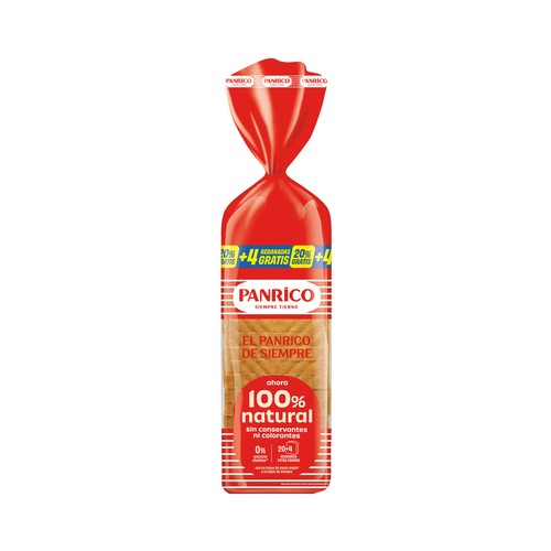 PANRICO Pan de molde 700 + 120 g.