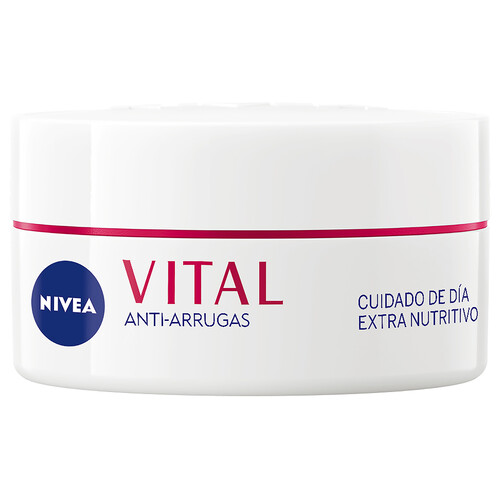 NIVEA Crema de día antiarrugas y nutritiva con FPS 15, para pieles maduras a secas NIVEA Vital 50 ml.