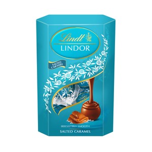 Imagen de LINDT Lindor Bombones con caramelo y sal 200 g.
