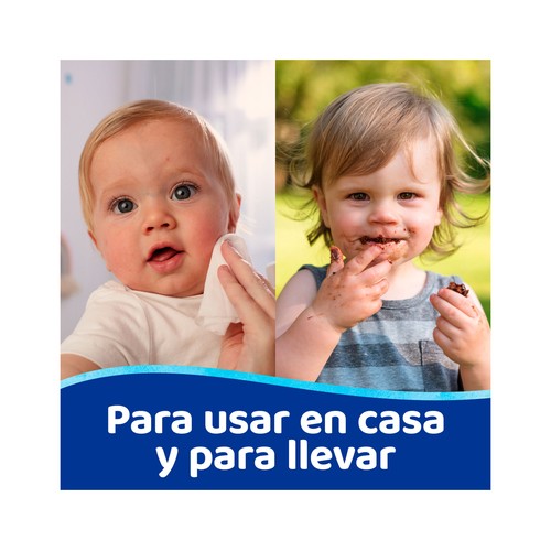 DODOT Aqua Toallitas húmedas para bebé, 99% agua 60 uds.
