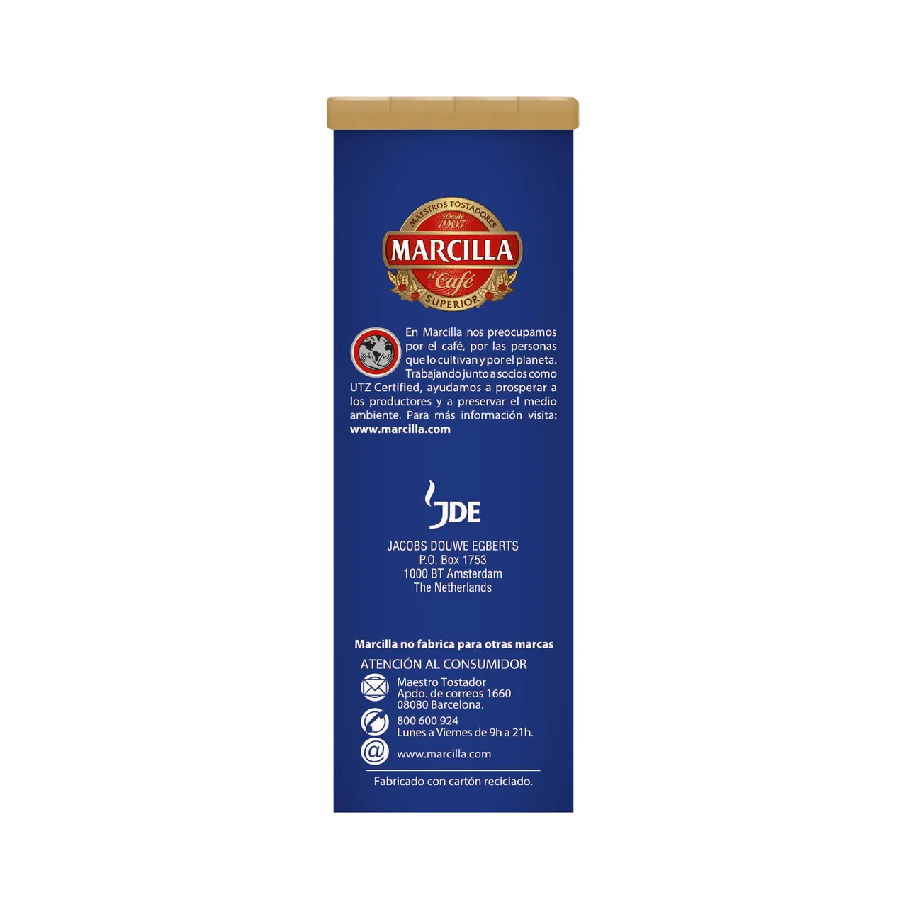 Café molido descafeinado natural 200 g.