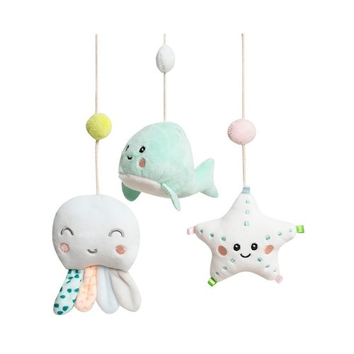 Carrusel musical de peluches, pulpo, INTERBABY.
