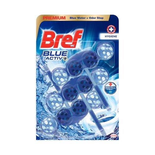BREF Colgador wc Blue Activ 3 uds. x 50 g.