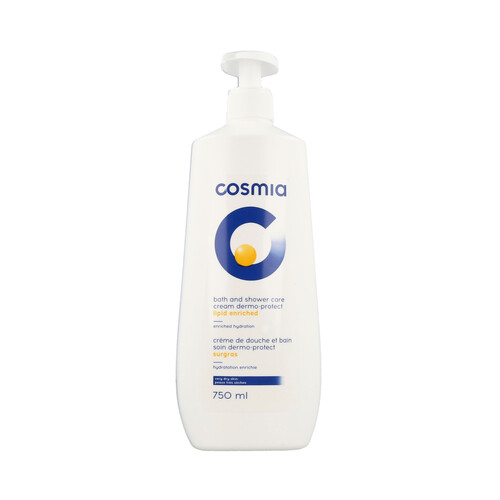 COSMIA Gel de baño dermo, para pieles muy secas COSMIA 750 ml.