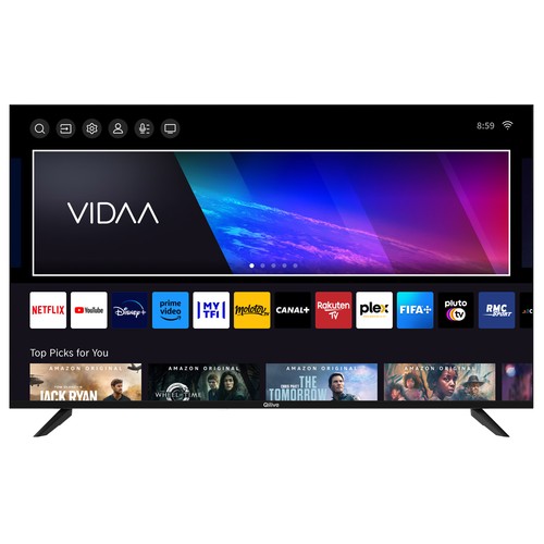 Televisión 139,7 cm (55") LED, QILIVE Q55US241B, 4K, SMART TV.