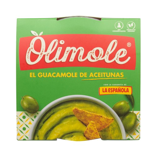 LA ESPAÑOLA Salsa de aceitunas estilo guacamole, con un toque de jalapeño picante 165 g.