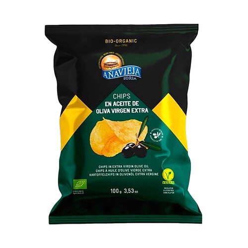 AÑAVIEJA Patatas fritas con aceite de oliva bio 250 g