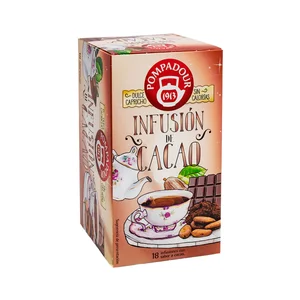 POMPADOUR Infusión de cacao 18 uds. 45 g.