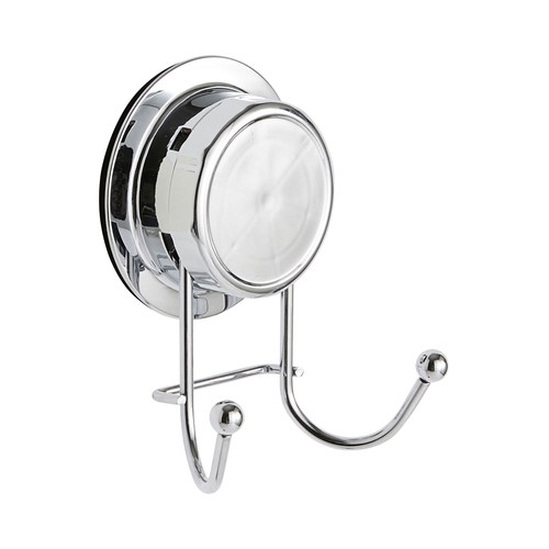 Percha doble con ventosa para baño, ACTUEL.