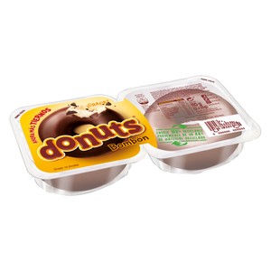 Imagen de DONUTS BOMBON Rosquillas bañadas de chocolate 2 uds. 110 g.