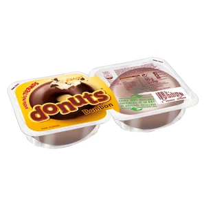 DONUTS BOMBON Rosquillas bañadas de chocolate 2 uds. 110 g.