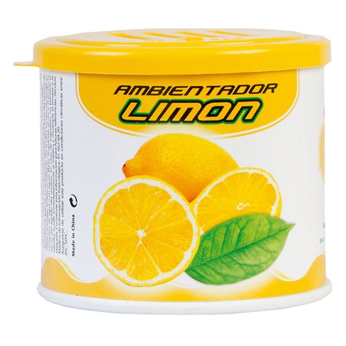 Ambientador en lata gel 90gr, fragancia de Limón. ROLMOVIL