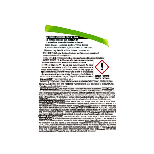 DISICLIN Multiusos vinagre c/ limón 750 ml.