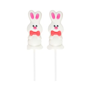 Imagen de DEKORA Piruletas de pascua de chocolate con forma de conejitos 25 g.