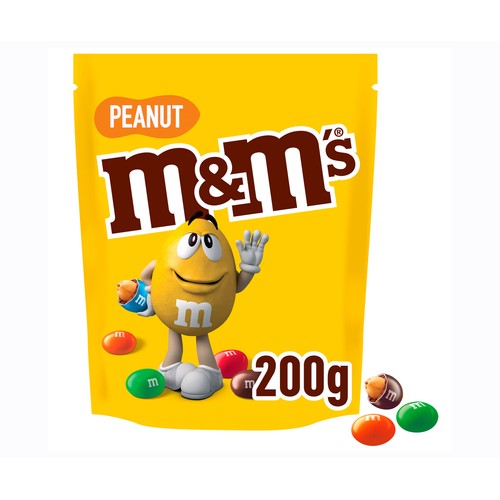 Grageas de cacahuete y chocolate M&M´S 200 g.