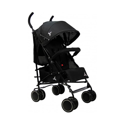 Silla de paseo ASALVO TOKIO con 8 ruedas, hasta los 6 meses o 15kg, color negro.