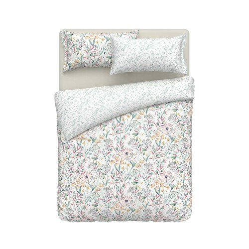 Juego de funda nórdica para cama de 135 cm, 100% algodón, ACTUEL. Modelos surtidos, 1 unidad.