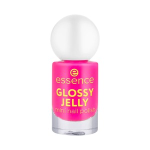 Imagen de ESSENCE Glossy jelly tono rosa brillante Mini esmalte de uñas.