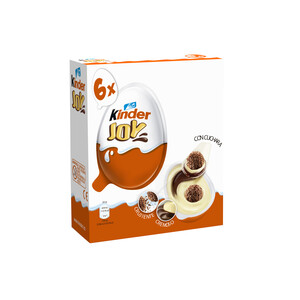 Imagen de KINDER Sorpresa Huevos de chocolate con sorpresa pack de 6 uds. 20 g.