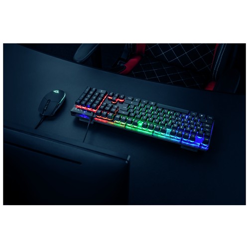Teclado y ratón gaming TRUST GXT 838 Azor, iluminación led, 3000dpi, conexión Usb.