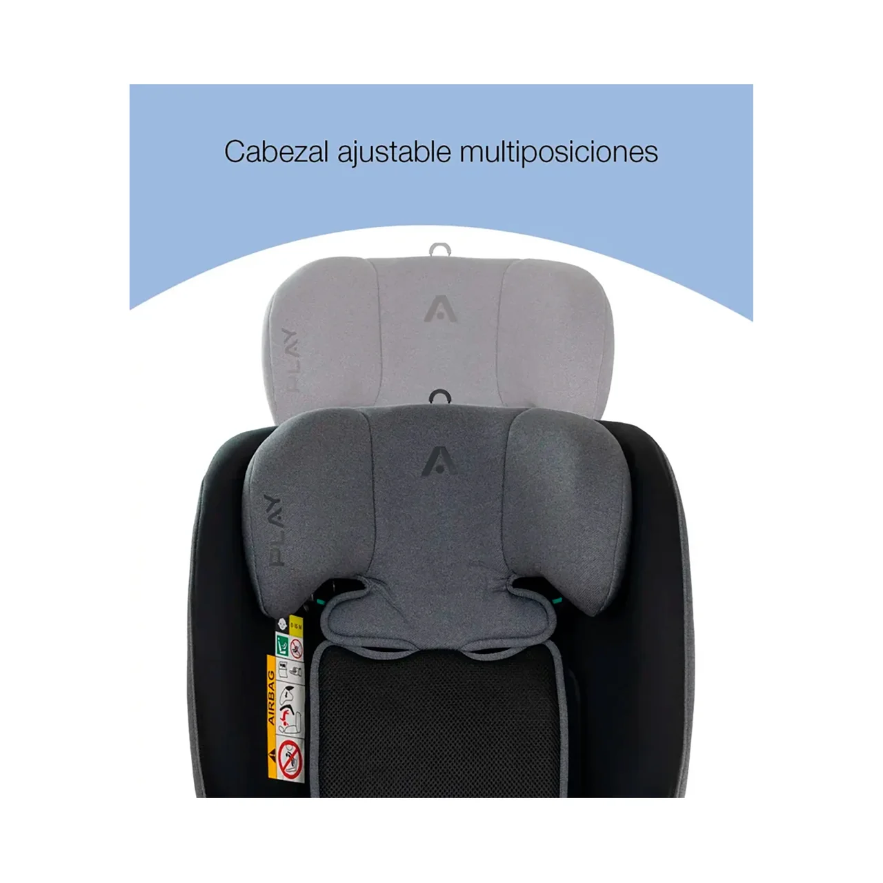 Silla auto Leg Estelar I-size (40 a 150 cm), evolutiva, a contra marcha, color carbon