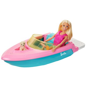 Barco de Barbie con accesorios, BARBIE.