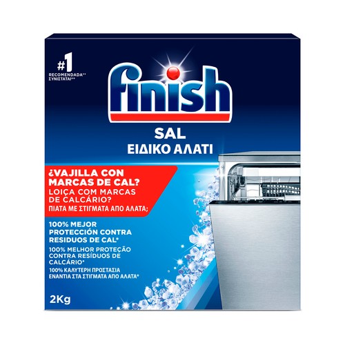 Sal protección lavavajillas FINISH 2 kg