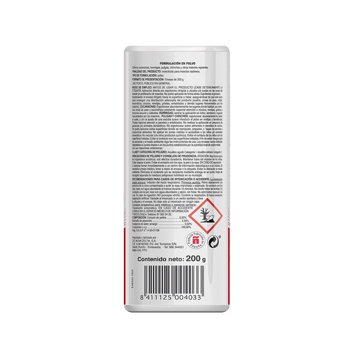 ZZ COOPER Insecticida doméstico 200 g.