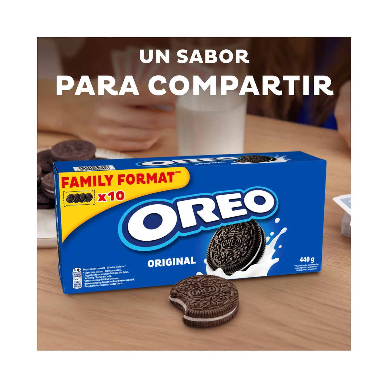 Original Galletas rellenas de crema de vainilla 10 uds. 44 g.