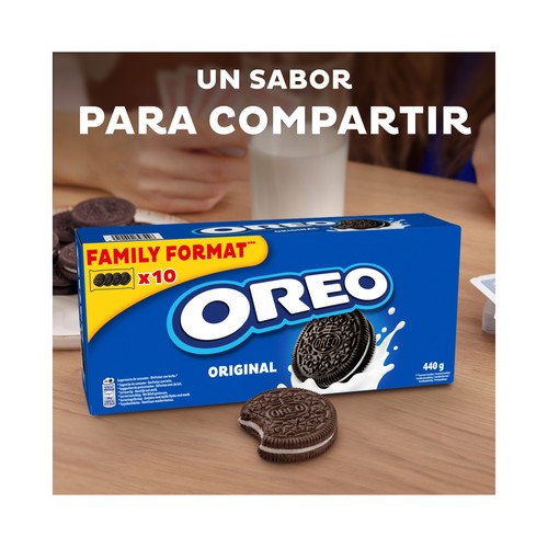 OREO Original Galletas rellenas de crema de vainilla 10 uds. 44 g.