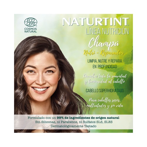 NATURTINT Acondicionador con textura crema para cabellos dañados y sin brillo NATURTINT 150 ml.