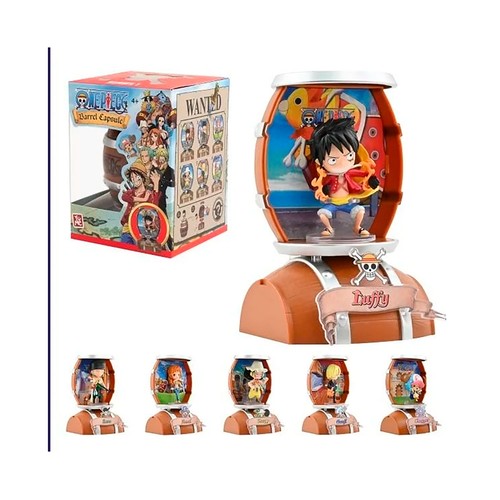 One piece - surtido figura sorpresa en barril. YUME